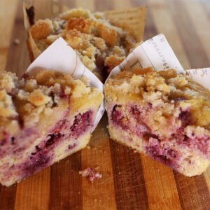Raspberry Flourless Greek Yogurt Muffins