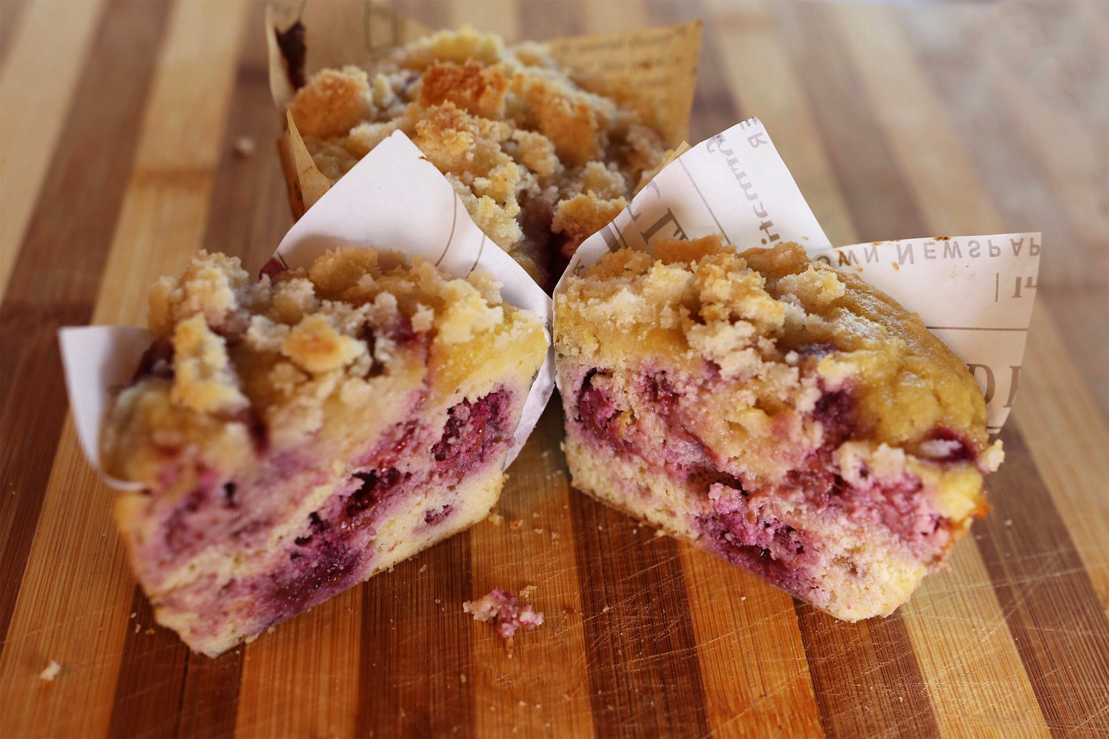 Raspberry Flourless Greek Yogurt Muffins
