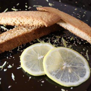 Organic Lemon Anise Sourdough Biscotti