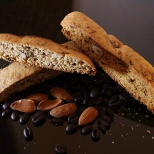 Organic Coffee & Almond Sourdough Biscotti