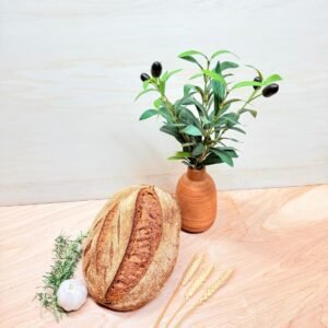 Roasted Garlic & Rosemary Sourdough Bread