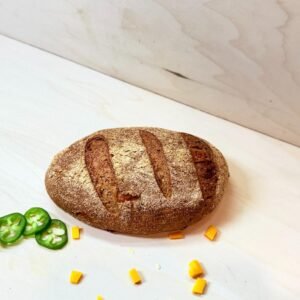 Organic Jalapeno & Cheese Whole Wheat Sourdough Bread