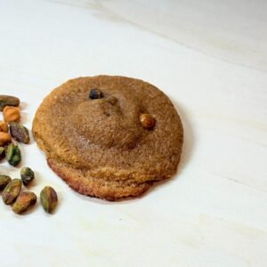 Double-Filled Pistachio & Caramel Sourdough Cookies